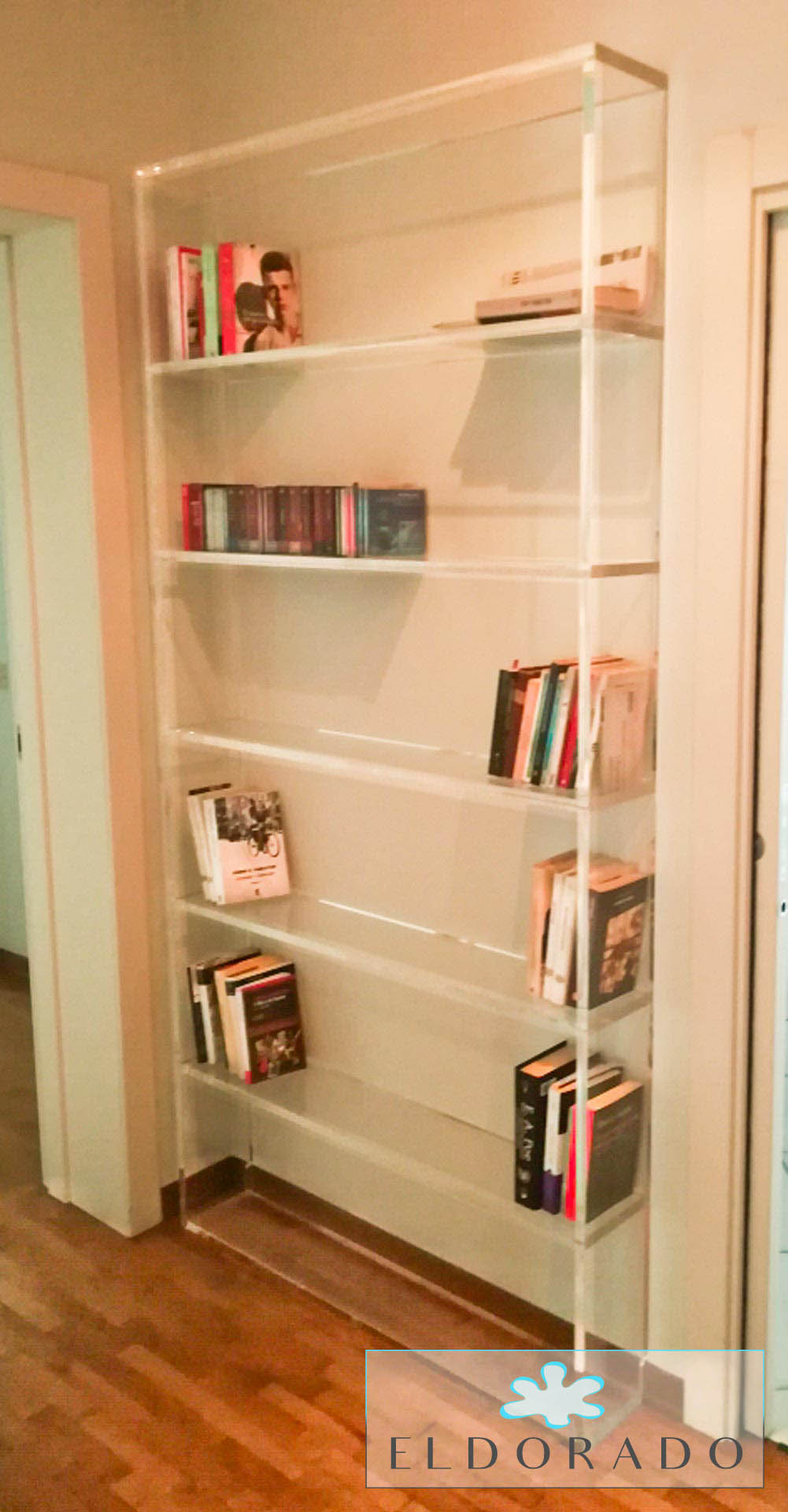 Libreria in plexiglass BLOCCO20 cm 120 x 20 h 220